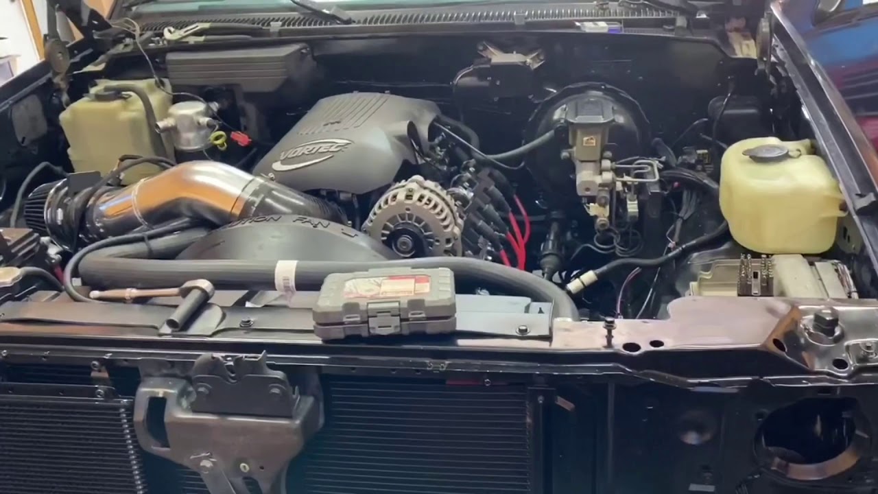 LS Swap Obs Chevy First Start! YouTube
