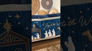 Kimberbell Behind the Scenes: Nativity Bench Pillow | Machine Embroidery