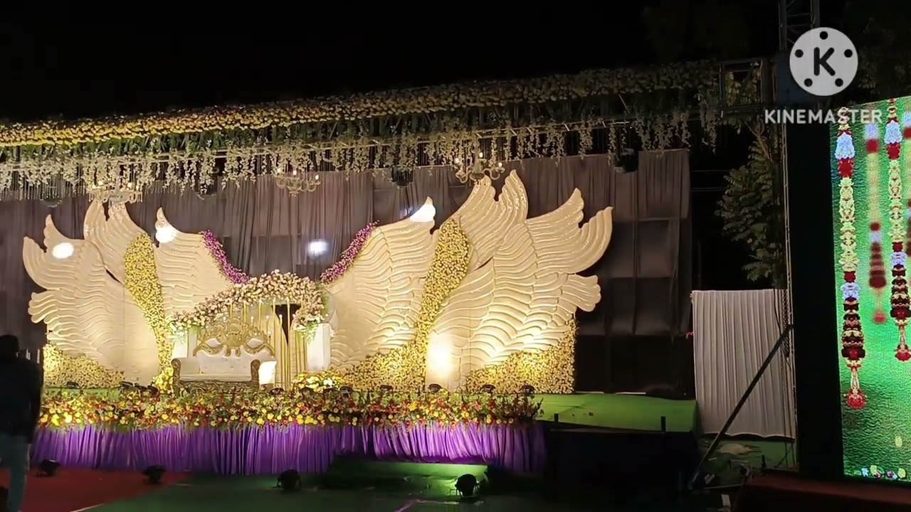 New Butterfly Wedding Reception Theme Decor at Nirmal Event cont: 09849377794