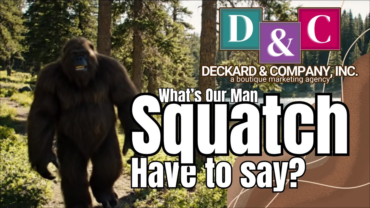 Our main man Squatch has something to say about website design!