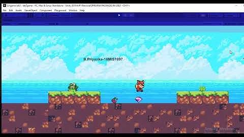 Sunny Land Game Scenes using Unity