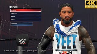 Quickly Create 2024 attire Of Jey Uso | Wwe2k24