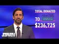 Final Jeopardy!: Aaron Rodgers' Last Show & Charity Total | JEOPARDY!