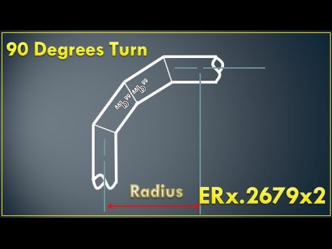 Long Radius 90 Miter Chart