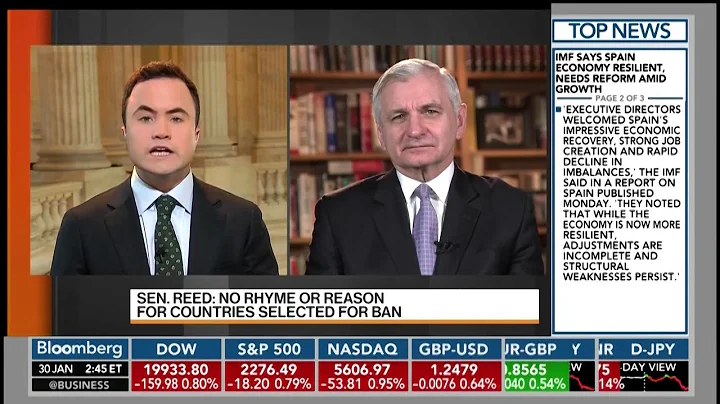 Reed Discusses Immigration Ban on Bloomberg TV