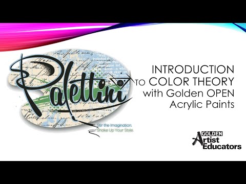 Palettini - Color Theory Introduction and Golden OPEN Acrylic Paints