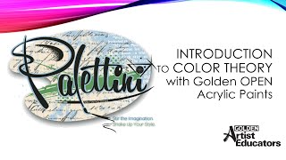 Palettini - Color Theory Introduction and Golden OPEN Acrylic Paints
