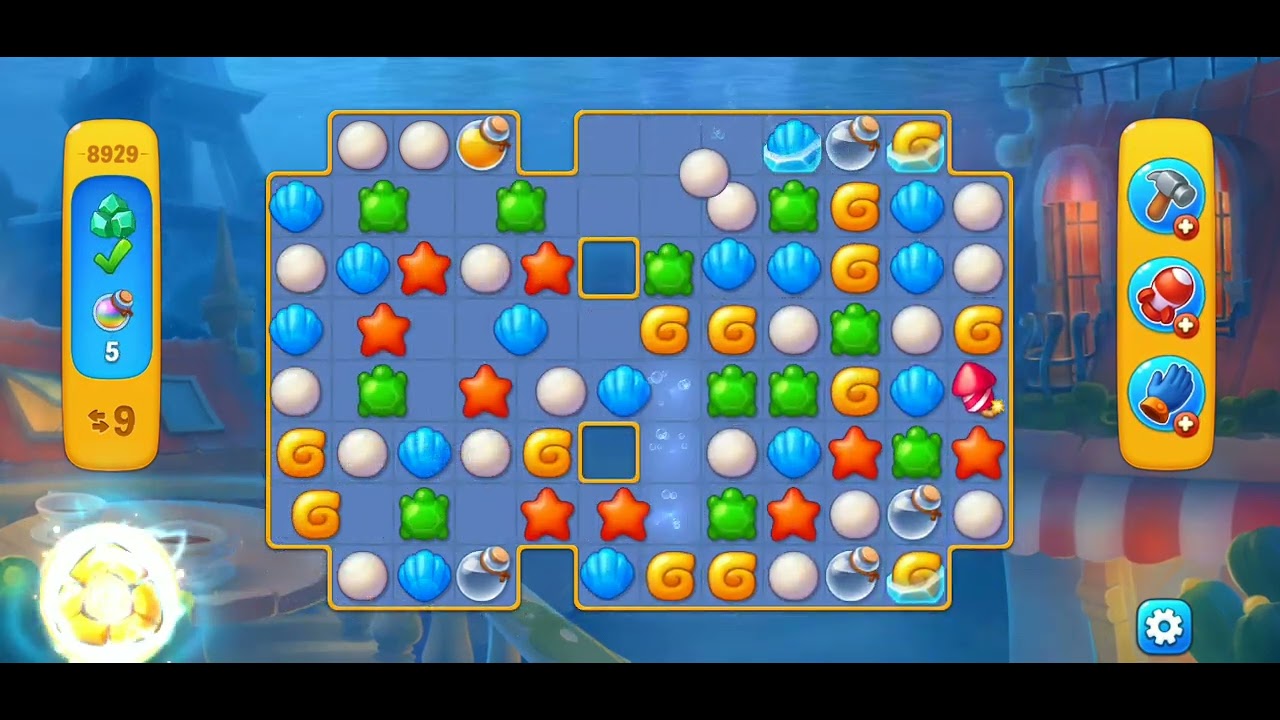 Fishdom/Gameplay/Levels(8929) прохождение без бустеров