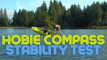 Hobie Compass Mirage Pedal Drive Kayak Stability Test
