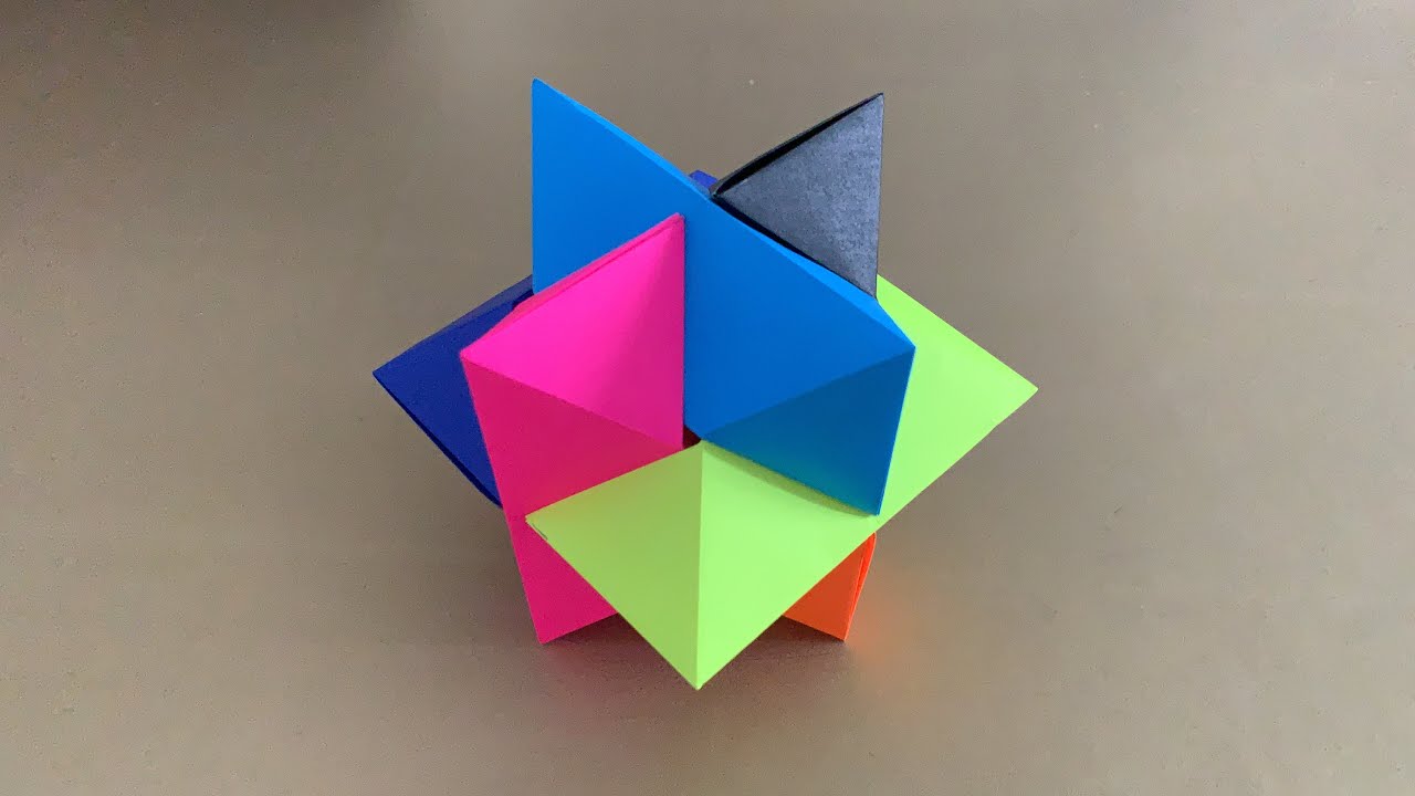 ORIGAMI PUZZLE l BURR PUZZLE | KUSUDAMA - YouTube