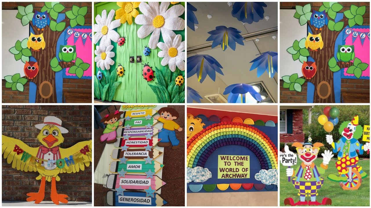 Latest school decoration ideas 2025|Wall hanging ideas |Preschool decoration ideas