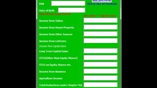 ... for assessment year 2013-14 has been designed to make individual
income tax calculation available at a click of the mouse....