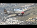 RAIDER-ONE Flight — 1 P-40 Warhawk & 3 P-51 Mustang's