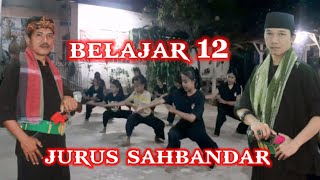 12 jurus sahbandar
