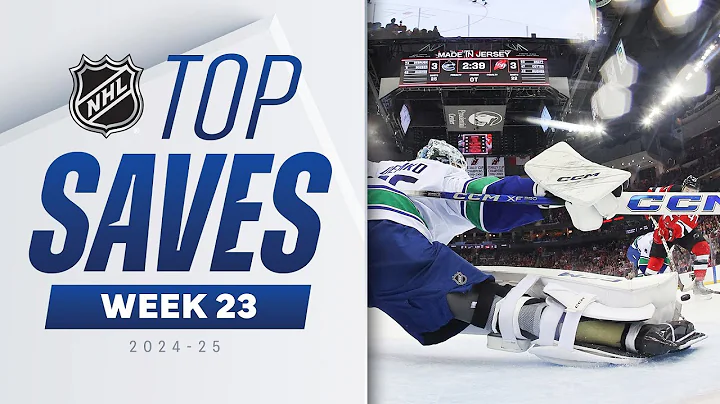 Top NHL Saves of Week 23 | Demko, Hellebuyck, Montembeault | 2024-25 Highlights