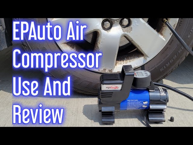 EPAuto Portable Tire Inflator Air Compressor - How To Use And Review 