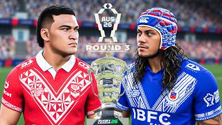 I predicted Tonga vs Samoa at RLWC26 and it's close
