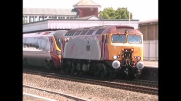 Class 57308 & 390017 - Saturdays Only Pendolino Drag 1A55