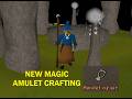 NEW ELEMENTAL MAGIC AMULET CRAFTING - Old School Runescape (Summer Sweep Up)
