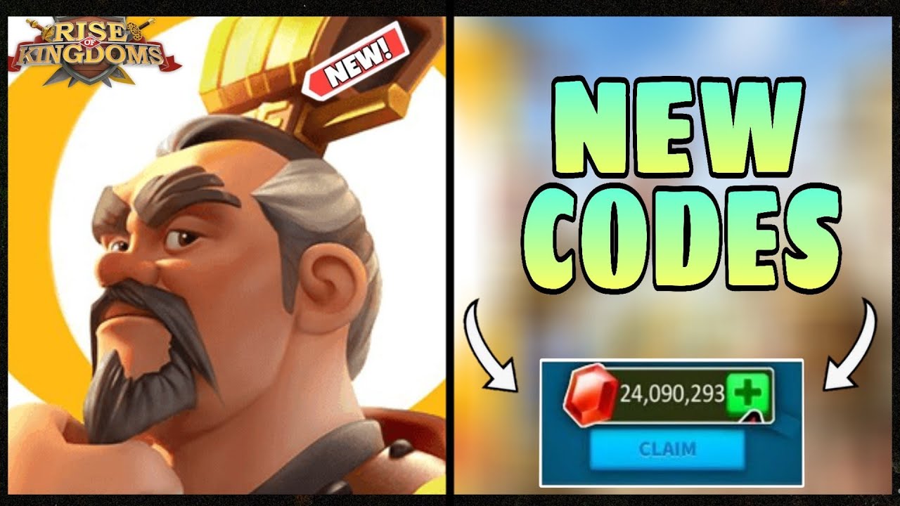 3 NEW RISE OF KINGDOMS CODES SEPTEMBER 2022 || RISE OF KINGDOMS CODES ...