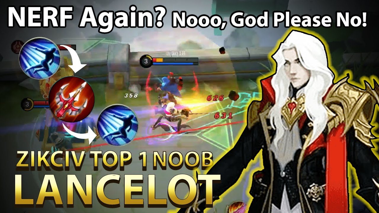 Perfect Puncture? Nope! Zikciv Top 1 Noob Lancelot | Mobile Legends