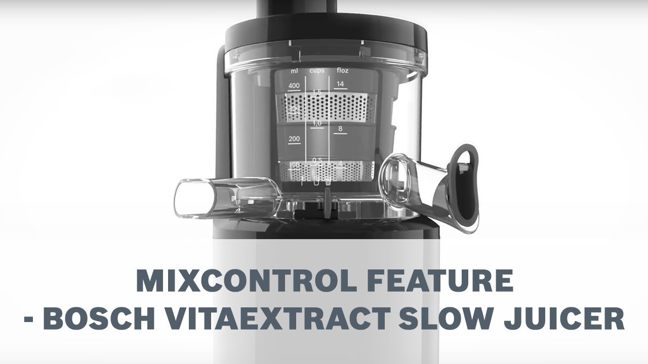 Vitaextract Slow Juicer Bosch Home Appliances