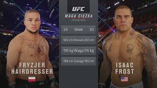 UFC 4 SuperFight Fryzjer Hairdresser vs Isaac Frost #ufc4 #ufc #ksw #k1 #mma #bjj #boks