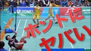 バドミントンがヤバい!   保木卓朗/金子真大 VS  荒井大輝/中田政秀 15Dec2019