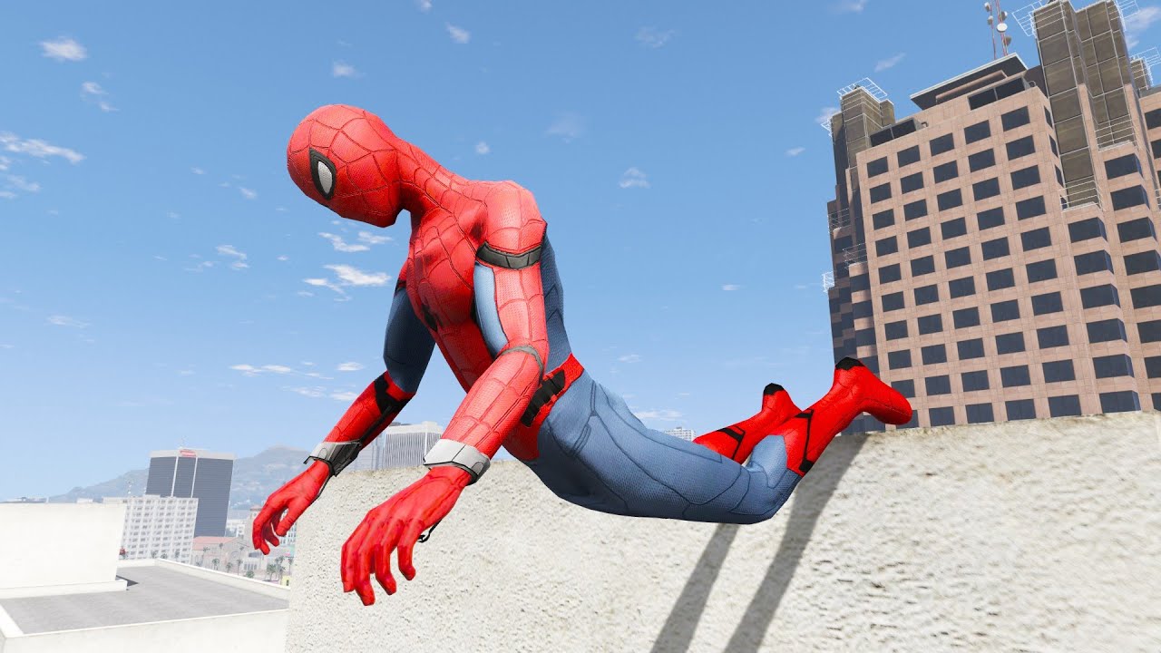 Ragdolls Spiderman Falling from High Building Stunts and Hilarious ...