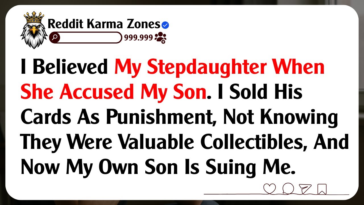 I Believed My Stepdaughter When She Accused My Son. I Sold His Cards As Punishment, Not Knowing...