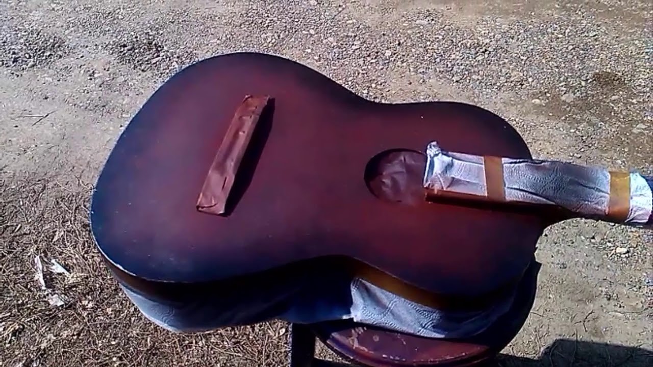 Покраска гитары - YouTube