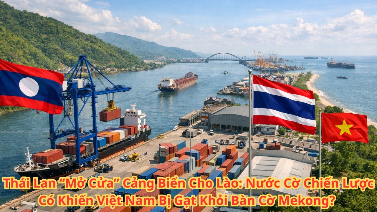 Thái Lan “Mở Cửa” Cảng Biển Cho Lào: Nước Cờ Chiến Lược Có Khiến Việt Nam Bị Gạt Khỏi Bàn Cờ Mekong?