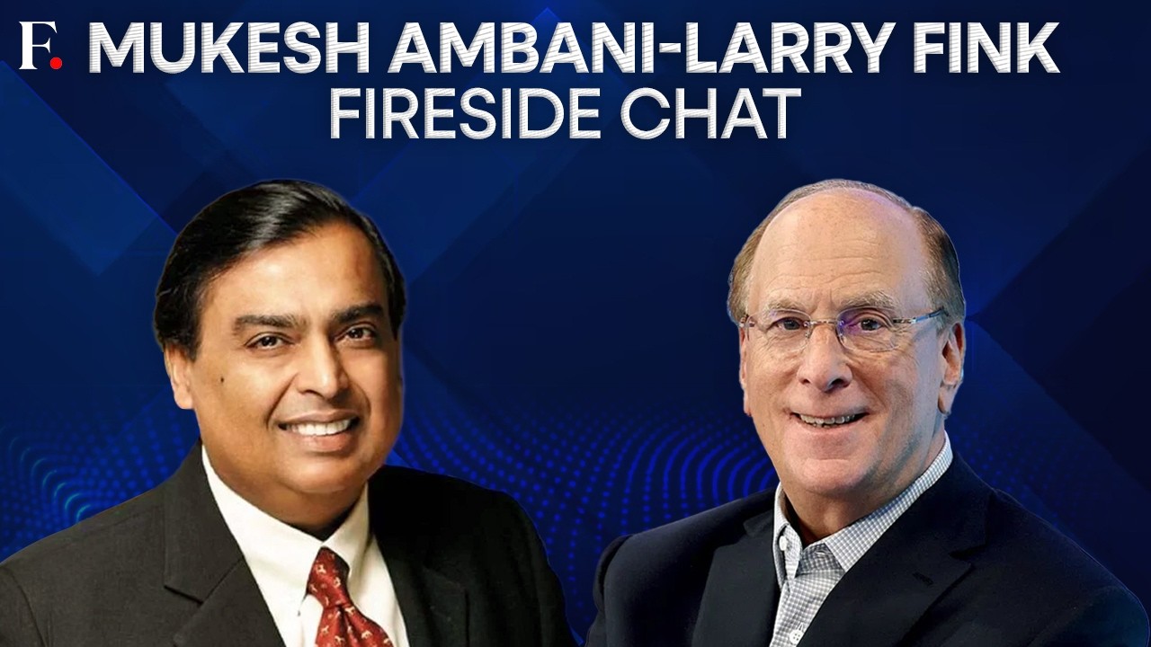 Reliance Chairman Mukesh Ambani, BlackRock CEO Larry Fink Discuss Future of Investing | N18L