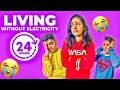 LIVING WITHOUT ELECTRICITY for 24 Hours | Rimorav Vlogs