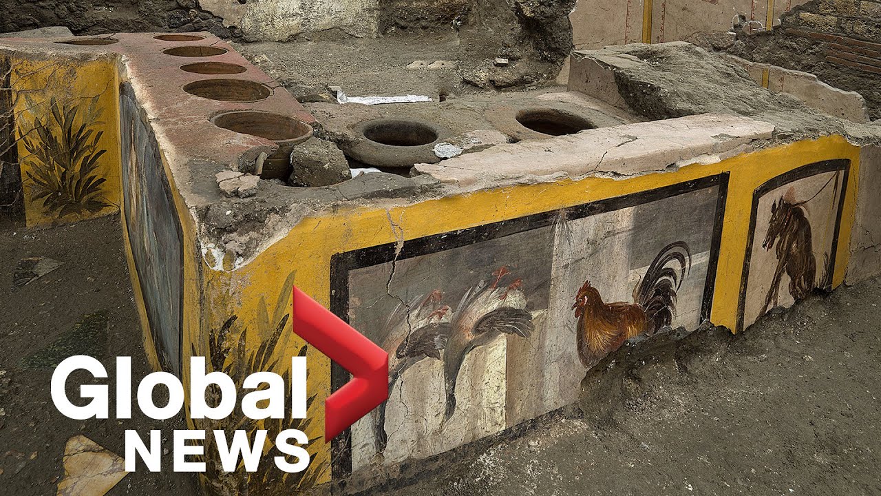 Archaeologists uncover ancient Roman fast-food eatery in Pompeii ...