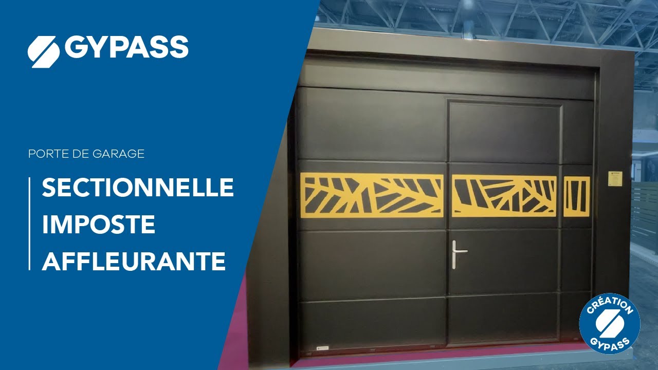 Porte de garage Sectionnelle INTÉGRALE avec Imposte Affleurante — free download