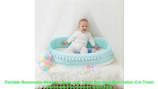 Portable Removable Newborn Baby Crib Travel Bed Nest Bed Cotton Cot Travel Bed Cradle For Children screenshot 5