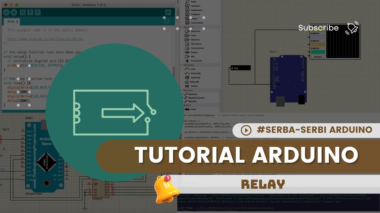 RELAY SIMULATION WITH ARDUINO | # SERBA - SERBI ARDUIN0 - YouTube