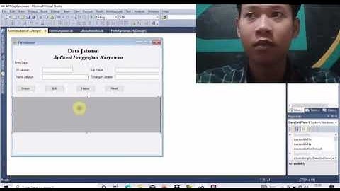 program interface form jabatan menggunakan aplikasi visual studio