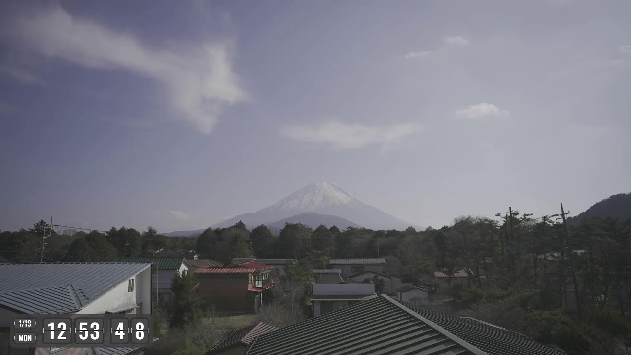 流星の富士山ライブカメラで星空観察！Meteor starry night Mount fuji live camera!