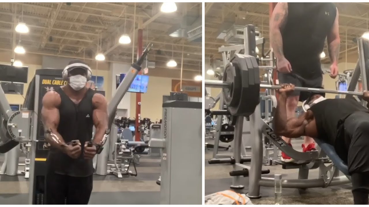 Wwe Champion Bobby Lashley Reps 365 On Incline Bench Press