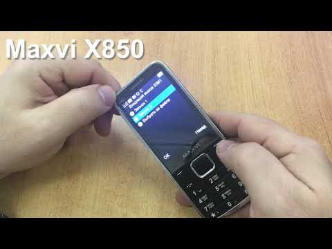 Maxvi X850 Incoming Call And Ringtones