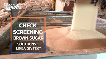 Linear Vibrating Screen for Check Screening of Brown Sugar