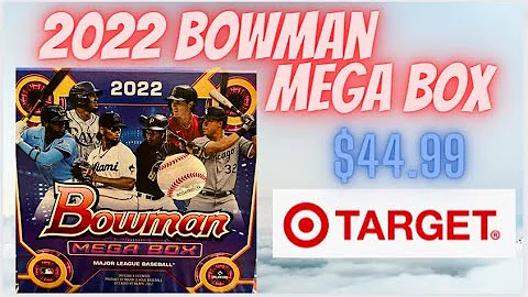 2022 Bowman MEGA Box from Target ** 3 Bowman Mega ...