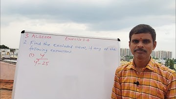 Xth Maths | Chapter 3.Algebra | Exercise 3.4 Q No.2 (i), (ii), (iii), (iv) Find out excluded values.