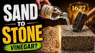 Turn Sand into Stone Using Vinegar. Stronger Than Steel. Hidden Since 1627