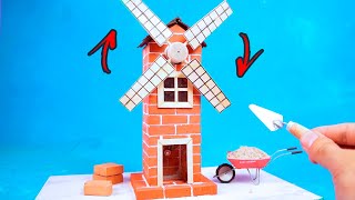 Amazing Mini Windmill Built With Mini Bricks And Recyclable Materials