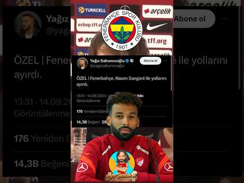 Nazım Sangare Gitti 🫡 I Fenerbahçeliler Ne Diyor? 😂 #fenerbahçe #transfer