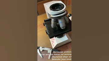 Microscope Damage by the customer #repair #microscope