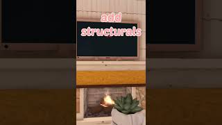 How to Add Photos on Fireplace! #roblox #bloxburg #shorts